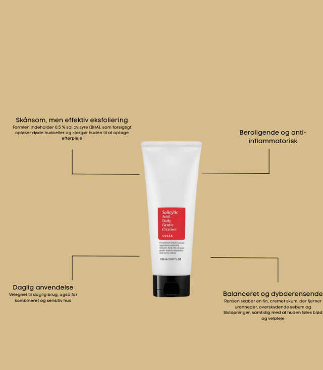 Cosrx Salicylic Acid Daily Gentle Cleanser, 150 ml.