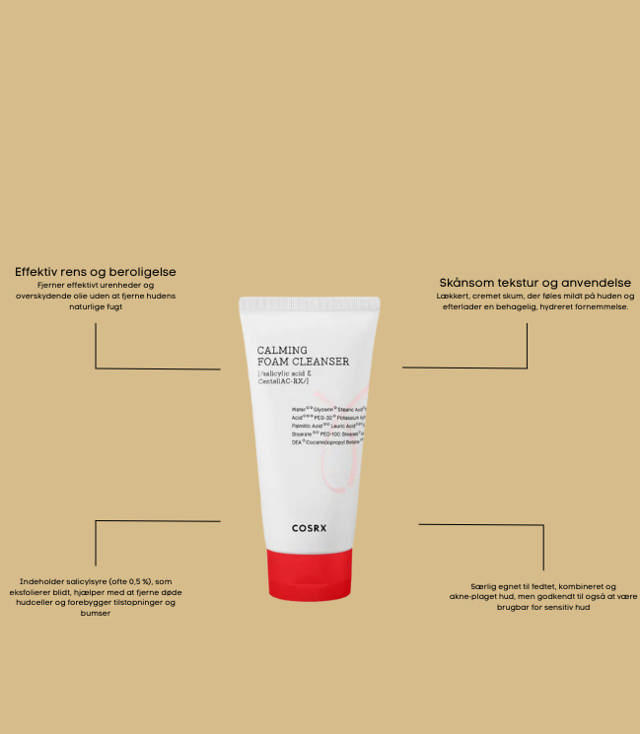 Cosrx Ac Collection Calming Foam Cleanser, 150 ml.