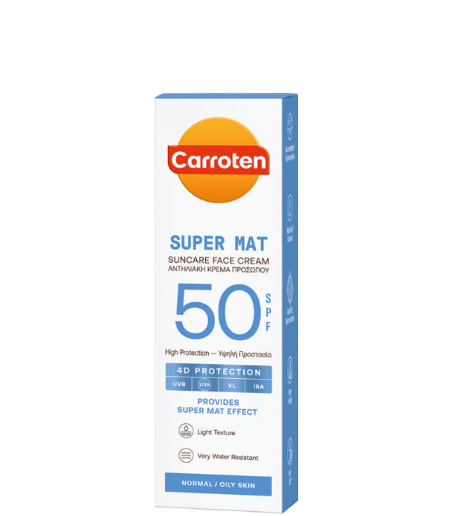 Carroten Face super Mat Cream SPF 50, 50 ml.
