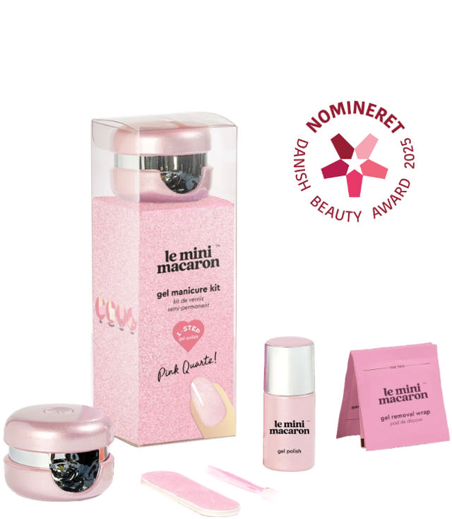 Le Mini Macaron Gel Manicure Kit Pink Quartz