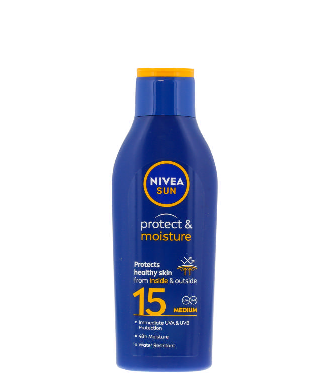 Nivea Sun Protect & Moisturise  Sun Lotion SPF15, 200 ml. 