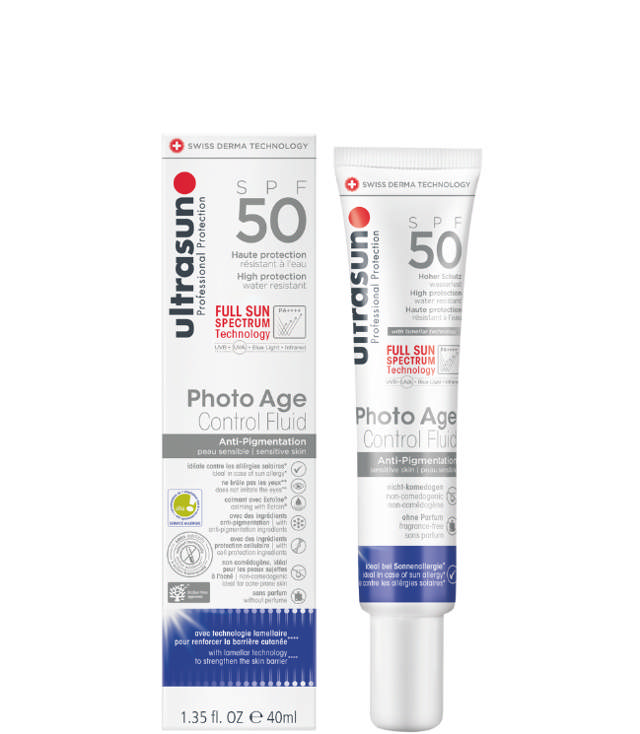 Ultrasun Photo Age Anti-pigmentation Control Fluid SPF50, 40 ml.