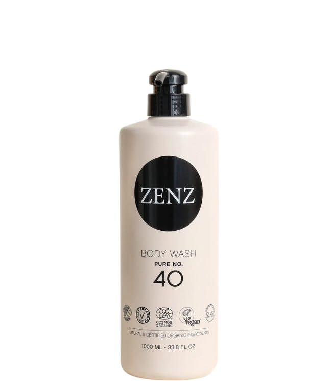 ZENZ Organic Body Wash Pure No. 40, 1000 ml. 